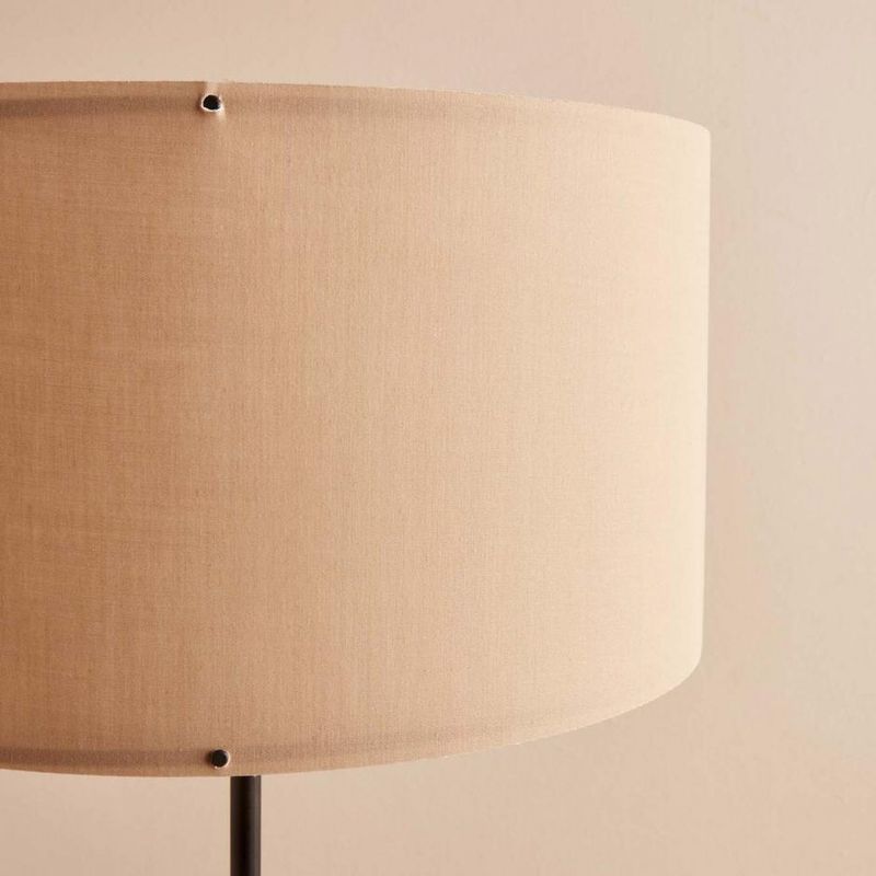 Casa si Gradina - Corpuri si surse de iluminat - Veioze si lampi - Lampadare - Lampadar, Opviq, lemn, bej, abajur 20x37 cm, cablu 200 cm - Infinity.ro