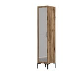 Casa si Gradina - Mobilier - Dulapuri si sifoniere - Sifoniere - Sifonier, Hanah Home, pal melaminat, nuc, 40x47.5x201.4 cm, 845HCT5407 - Infinity.ro