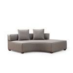 Casa si Gradina - Mobilier - Canapele si coltare - Coltare - Coltar, Hanah Home, lemn fag si pal, gri, 380x105x70 cm - Infinity.ro