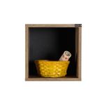 Casa si Gradina - Mobilier - Biblioteci si rafturi - Rafturi - Raft de perete, Hanah Home, pal melaminat, nuc deschis, 33x33x19 cm - Infinity.ro