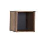 Casa si Gradina - Mobilier - Biblioteci si rafturi - Rafturi - Raft de perete, Hanah Home, pal melaminat, nuc deschis, 33x33x19 cm - Infinity.ro