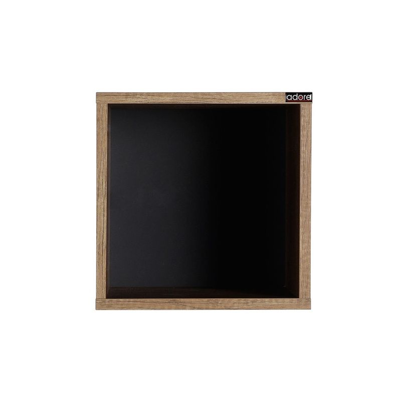Casa si Gradina - Mobilier - Biblioteci si rafturi - Rafturi - Raft de perete, Hanah Home, pal melaminat, nuc deschis, 33x33x19 cm - Infinity.ro