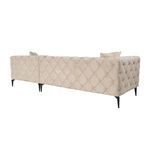Casa si Gradina - Mobilier - Canapele si coltare - Coltare - Coltar, Atelier Del Sofa, lemn fag si pal, bej si negru, 270x180x72 cm, 569HLN1808 - Infinity.ro