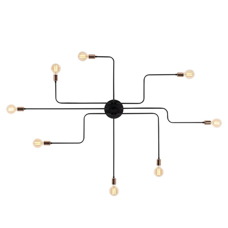 Casa si Gradina - Corpuri si surse de iluminat - Lustre si pendule - Candelabru, Opviq, metal, negru, diametru 190 cm, inaltime 15 cm - Infinity.ro