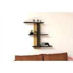 Casa si Gradina - Mobilier - Biblioteci si rafturi - Etajere - Etajera de perete, Hanah Home, pal melaminat, safir si antracit, 111x90x19,6 cm - Infinity.ro