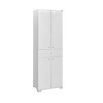 Casa si Gradina - Mobilier - Dulapuri si sifoniere - Dulapuri - Dulap multifunctional, Hanah Home, pal melaminat, alb, 60x40x187 cm - Infinity.ro