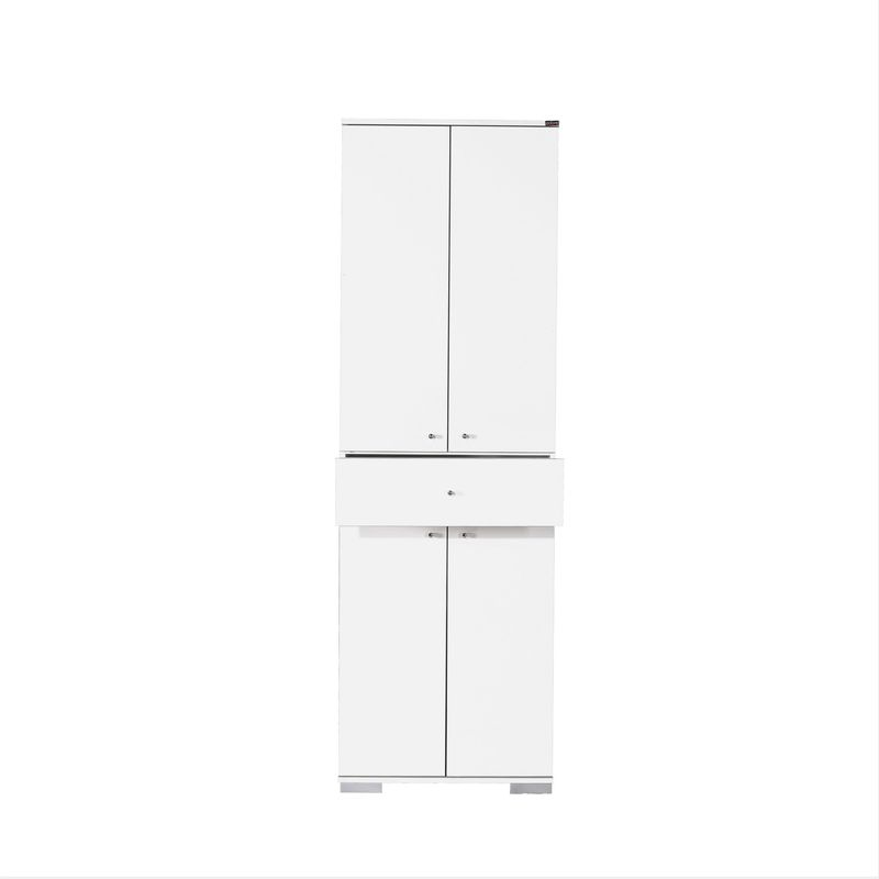 Casa si Gradina - Mobilier - Dulapuri si sifoniere - Dulapuri - Dulap multifunctional, Hanah Home, pal melaminat, alb, 60x40x187 cm - Infinity.ro