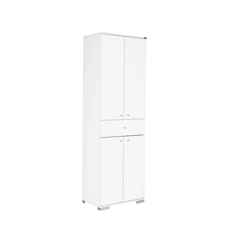 Casa si Gradina - Mobilier - Dulapuri si sifoniere - Dulapuri - Dulap multifunctional, Hanah Home, pal melaminat, alb, 60x40x187 cm - Infinity.ro