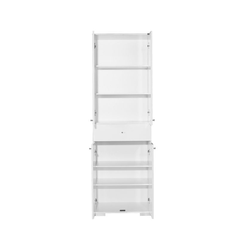 Casa si Gradina - Mobilier - Dulapuri si sifoniere - Dulapuri - Dulap multifunctional, Hanah Home, pal melaminat, alb, 60x40x187 cm - Infinity.ro