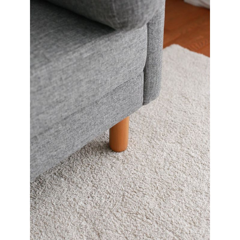 Casa si Gradina - Mobilier - Canapele si coltare - Canapele - Canapea 3 locuri, Atelier Del Sofa, lemn de carpen, in, gri, 196x93x82 cm - Infinity.ro