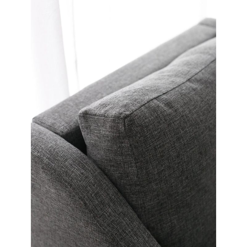 Casa si Gradina - Mobilier - Canapele si coltare - Canapele - Canapea 3 locuri, Atelier Del Sofa, lemn de carpen, in, gri, 196x93x82 cm - Infinity.ro