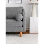 Casa si Gradina - Mobilier - Canapele si coltare - Canapele - Canapea 3 locuri, Atelier Del Sofa, lemn de carpen, in, gri, 196x93x82 cm - Infinity.ro