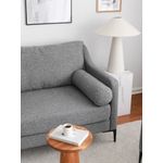 Casa si Gradina - Mobilier - Canapele si coltare - Canapele - Canapea 3 locuri, Atelier Del Sofa, lemn de carpen, in, gri, 196x93x82 cm - Infinity.ro