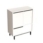 Casa si Gradina - Mobilier - Comode si corpuri - Corpuri bucatarie - Dulap bucatarie, Hanah Home, panou de particule melaminat, alb, 74.8x35.5x90.4 cm - Infinity.ro