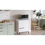 Casa si Gradina - Mobilier - Comode si corpuri - Corpuri bucatarie - Dulap bucatarie, Hanah Home, panou de particule melaminat, alb, 74.8x35.5x90.4 cm - Infinity.ro