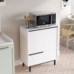 Casa si Gradina - Mobilier - Comode si corpuri - Corpuri bucatarie - Dulap bucatarie, Hanah Home, panou de particule melaminat, alb, 74.8x35.5x90.4 cm - Infinity.ro