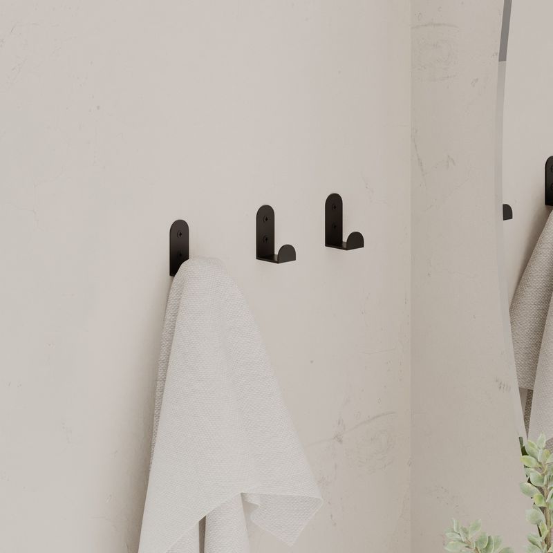 Casa si Gradina - Mobilier - Organizare si depozitare - Cuiere - Cuiere, Wallxpert, metal, negru, 2x4.7x2.6 cm - Infinity.ro