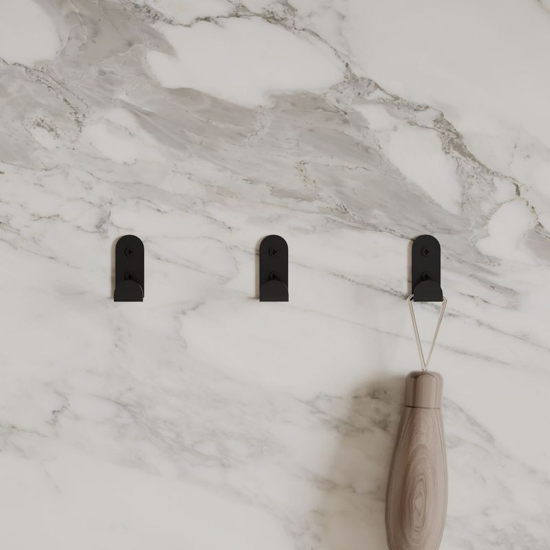 Casa si Gradina - Mobilier - Organizare si depozitare - Cuiere - Cuiere, Wallxpert, metal, negru, 2x4.7x2.6 cm - Infinity.ro