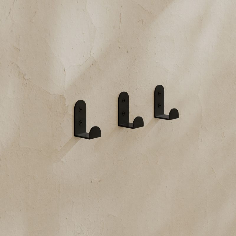 Casa si Gradina - Mobilier - Organizare si depozitare - Cuiere - Cuiere, Wallxpert, metal, negru, 2x4.7x2.6 cm - Infinity.ro