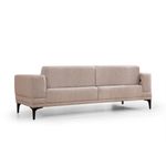 Casa si Gradina - Mobilier - Canapele si coltare - Canapele - Canapea extensibila 3 locuri, Hanah Home, lemn fag si PAL, maro deschis, 230x95x77 cm - Infinity.ro