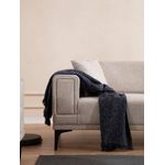 Casa si Gradina - Mobilier - Canapele si coltare - Canapele - Canapea extensibila 3 locuri, Hanah Home, lemn fag si PAL, maro deschis, 230x95x77 cm - Infinity.ro