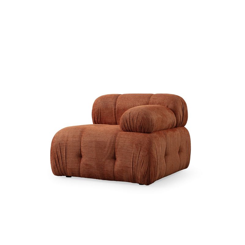 Casa si Gradina - Mobilier - Canapele si coltare - Coltare - Coltar, Atelier Del Sofa, lemn de fag si pal, portocaliu, 190x160x95 cm - Infinity.ro