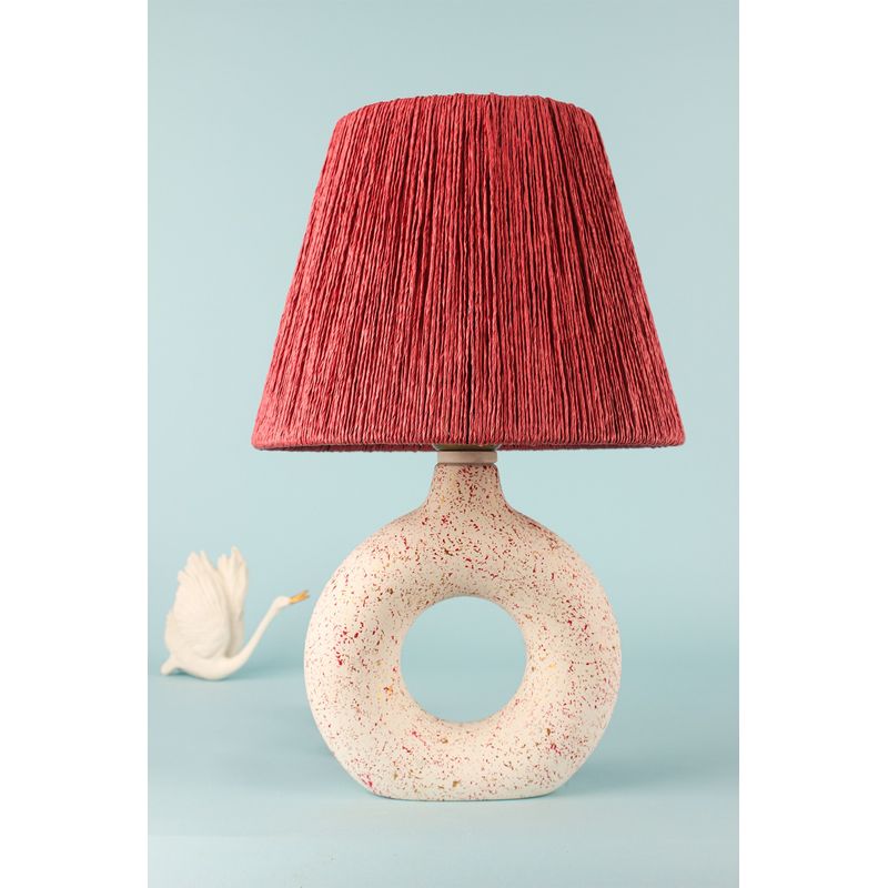 Casa si Gradina - Corpuri si surse de iluminat - Veioze si lampi - Veioze - Veioza, Opviq, ceramica, bej, 40 cm - Infinity.ro