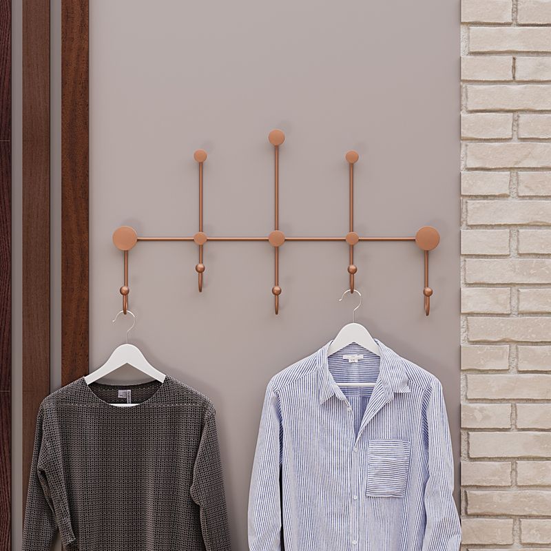 Casa si Gradina - Mobilier - Organizare si depozitare - Cuiere - Cuiere de perete, Wallxpert, metal, cupru, 80x45x10 cm - Infinity.ro