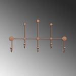 Casa si Gradina - Mobilier - Organizare si depozitare - Cuiere - Cuiere de perete, Wallxpert, metal, cupru, 80x45x10 cm - Infinity.ro