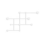 Casa si Gradina - Mobilier - Organizare si depozitare - Cuiere - Cuiere de perete, Wallxpert, metal, alb, 112x64x10 cm - Infinity.ro