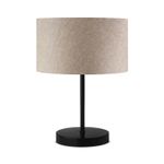 Casa si Gradina - Corpuri si surse de iluminat - Veioze si lampi - Veioze - Veioza, Opviq, metal, bej si negru, 24x15x37 cm - Infinity.ro