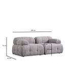 Casa si Gradina - Mobilier - Canapele si coltare - Coltare - Coltar, Atelier Del Sofa, lemn fag si pal, gri deschis, 190x160x95 cm - Infinity.ro