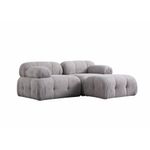 Casa si Gradina - Mobilier - Canapele si coltare - Coltare - Coltar, Atelier Del Sofa, lemn fag si pal, gri deschis, 190x160x95 cm - Infinity.ro