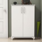 Casa si Gradina - Mobilier - Dulapuri si sifoniere - Dulapuri pantofi - Dulap pantofi, Hanah Home, pal melaminat, alb, 72x32.5x100 cm - Infinity.ro