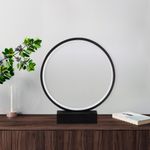 Casa si Gradina - Corpuri si surse de iluminat - Veioze si lampi - Veioze - Veioza, Opviq, metal, negru, 30x35x9 cm, led 12w - Infinity.ro