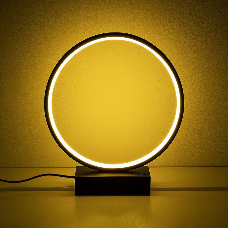 Casa si Gradina - Corpuri si surse de iluminat - Veioze si lampi - Veioze - Veioza, Opviq, metal, negru, 30x35x9 cm, led 12w - Infinity.ro