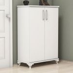 Casa si Gradina - Mobilier - Dulapuri si sifoniere - Dulapuri pantofi - Dulap pantofi, Hanah Home, pal melaminat, alb, 72x32.5x100 cm - Infinity.ro