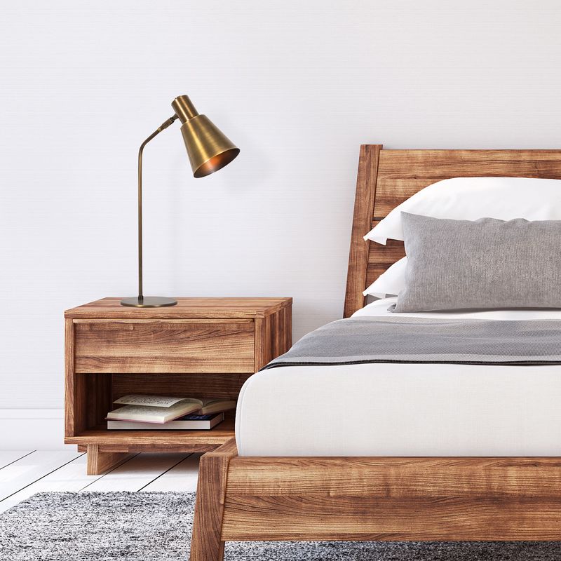 Casa si Gradina - Corpuri si surse de iluminat - Veioze si lampi - Veioze - Veioza, Opviq, metal, vintage, 14x28 cm - Infinity.ro