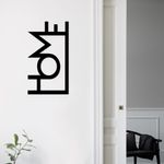 Casa si Gradina - Decoratiuni - Decoratiuni perete - Accesoriu decorativ de perete, Wallxpert, metal, negru, 28x50 cm, 891TNL1404 - Infinity.ro