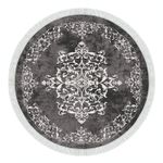 Casa si Gradina - Textile si covoare - Covoare - Covoare casa - Covor, Conceptum Hypnose, gri alb, 180x180 cm, 100% poliester, antiderapant - Infinity.ro