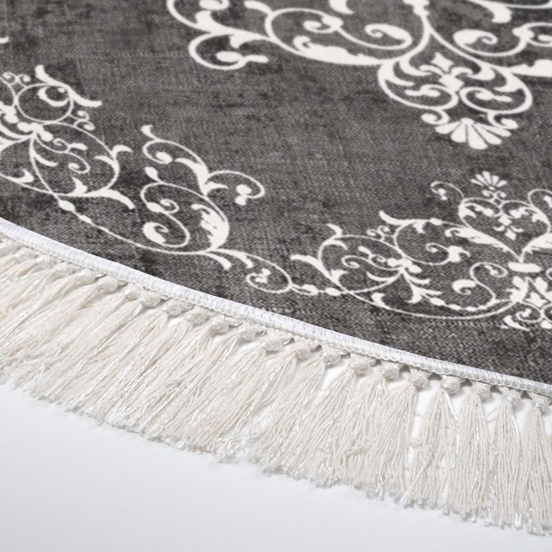 Casa si Gradina - Textile si covoare - Covoare - Covoare casa - Covor, Conceptum Hypnose, gri alb, 180x180 cm, 100% poliester, antiderapant - Infinity.ro