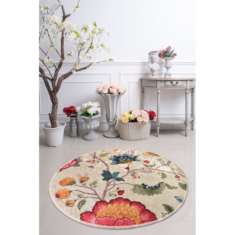 Casa si Gradina - Textile si covoare - Covoare - Covoare casa - Covor, Conceptum Hypnose, multicolor, 100 cm, 100% poliester, antiderapant, lavabil la masina, 882CHL1125 - Infinity.ro