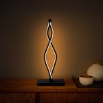 Casa si Gradina - Corpuri si surse de iluminat - Veioze si lampi - Veioze - Veioza, Opviq, metal, negru, 20x12x48 cm - Infinity.ro