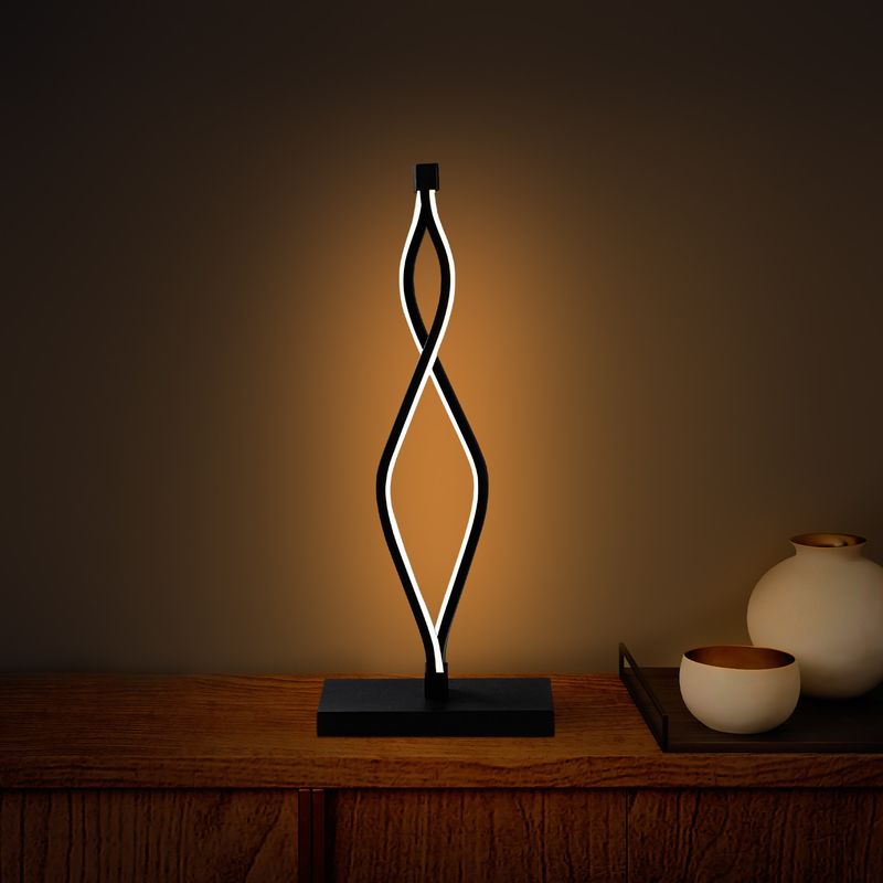 Casa si Gradina - Corpuri si surse de iluminat - Veioze si lampi - Veioze - Veioza, Opviq, metal, negru, 20x12x48 cm - Infinity.ro