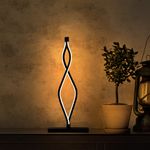Casa si Gradina - Corpuri si surse de iluminat - Veioze si lampi - Veioze - Veioza, Opviq, metal, negru, 20x12x48 cm - Infinity.ro