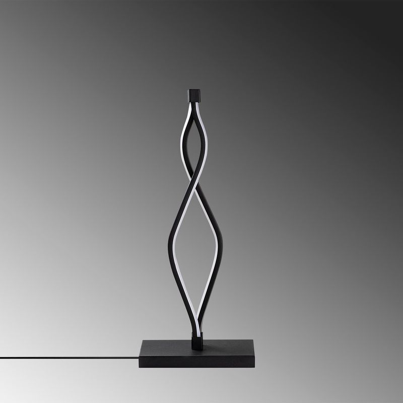 Casa si Gradina - Corpuri si surse de iluminat - Veioze si lampi - Veioze - Veioza, Opviq, metal, negru, 20x12x48 cm - Infinity.ro