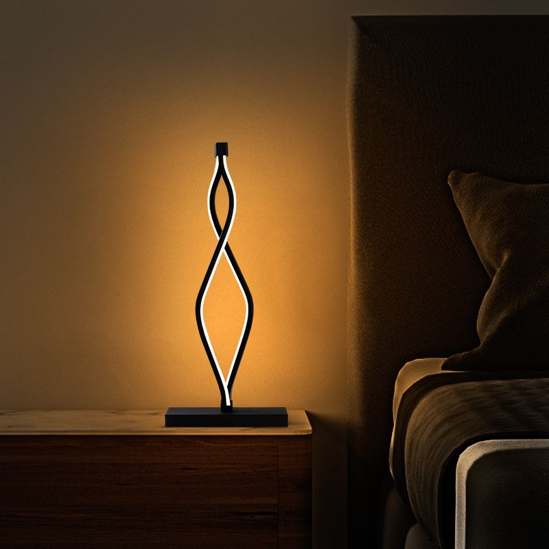 Casa si Gradina - Corpuri si surse de iluminat - Veioze si lampi - Veioze - Veioza, Opviq, metal, negru, 20x12x48 cm - Infinity.ro