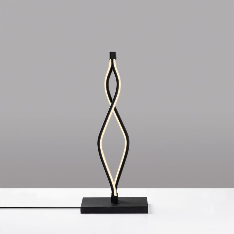 Casa si Gradina - Corpuri si surse de iluminat - Veioze si lampi - Veioze - Veioza, Opviq, metal, negru, 20x12x48 cm - Infinity.ro