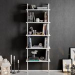 Casa si Gradina - Mobilier - Biblioteci si rafturi - Biblioteci - Biblioteca, Hanah Home, pal melaminat, alb, 60x22x174 cm, 541HDL1305 - Infinity.ro