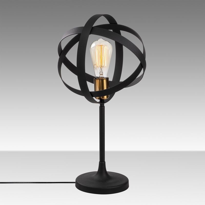 Casa si Gradina - Corpuri si surse de iluminat - Veioze si lampi - Veioze - Veioza, Opviq, metal, auriu negru, 24x50 cm - Infinity.ro